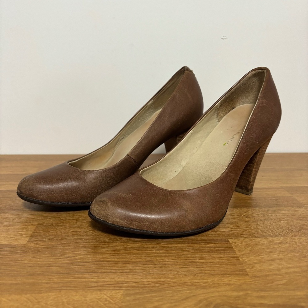 Terra Plana brown heals size 36 (US size 5.5-6)